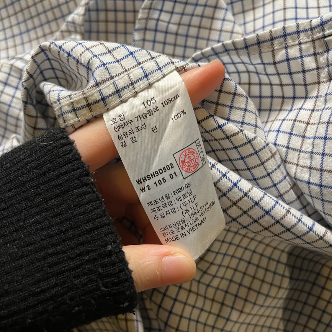 헤지스 체크셔츠 상품이미지6