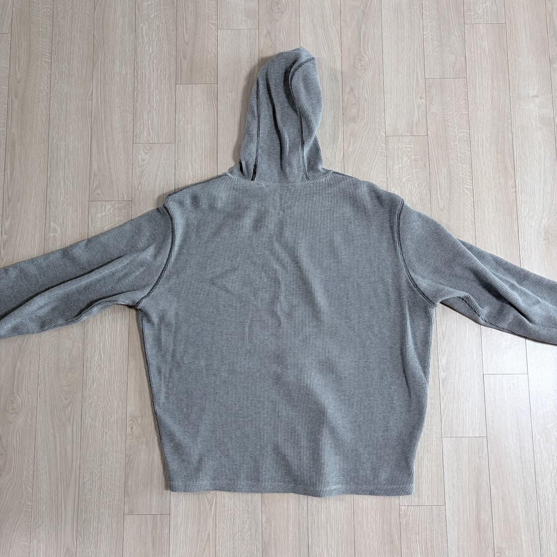 [밀로 아카이브] 오브젝트 스티치 롱 슬리브 후디 상품이미지3