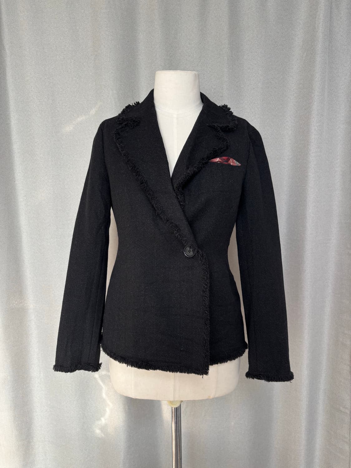 BASILE 28 체크 안감 트위드 자켓 상품이미지7