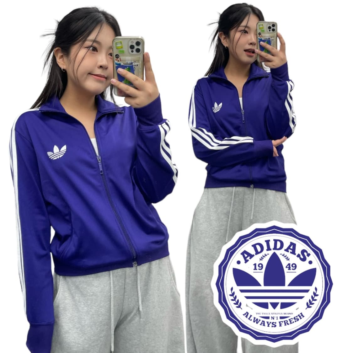 아디다스 파이어버드 퍼플 트랙탑 90(s) * 상품이미지1