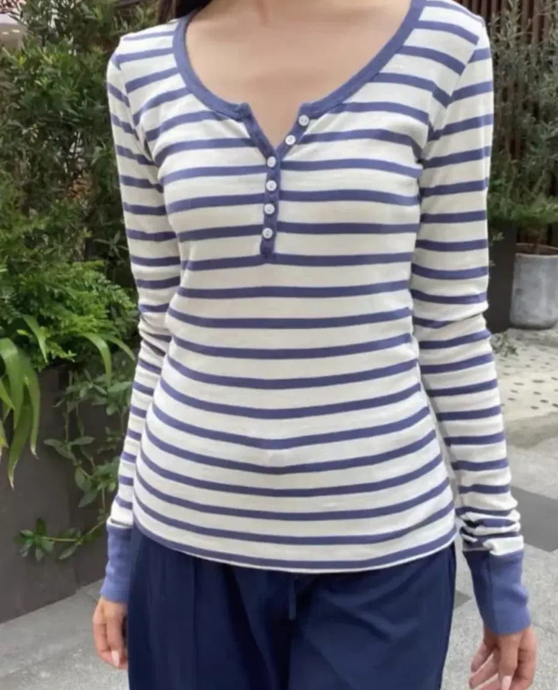 브랜디멜빌 네이비 젤리 롱 슬리브 상품이미지1