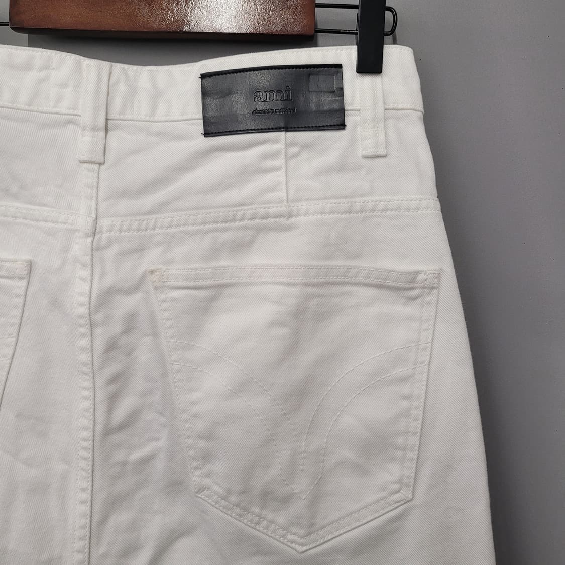 Ami 아미 화이트 데님 팬츠 상품이미지3
