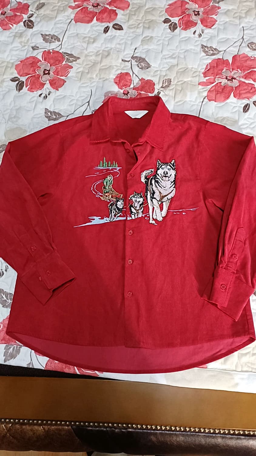 GAC 시베리안허스키 코듀로이남방 100 가슴60 기장75 상품이미지1