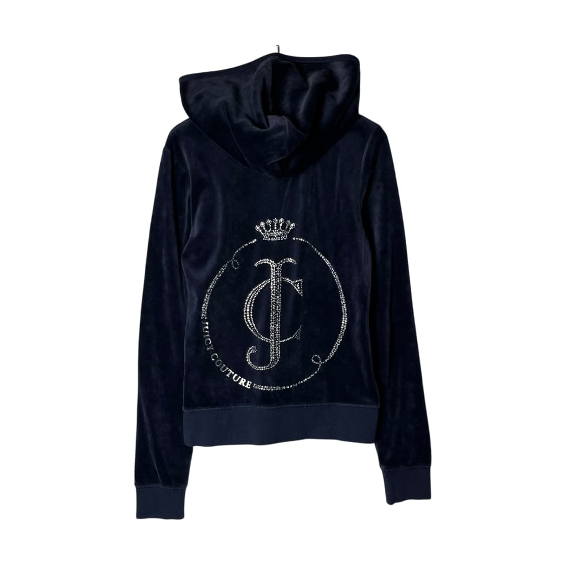 [Juicy Couture] 쥬시꾸뛰르 크라운큐빅 벨벳 후드집업 상품이미지1