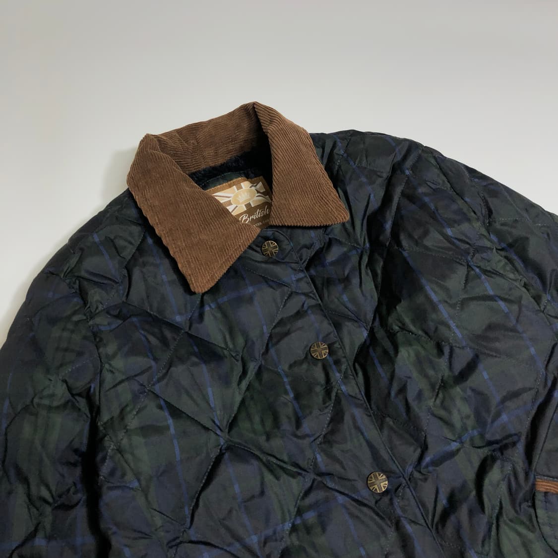 Merc 머크런던 타탄체크 퀄팅 점퍼 s 상품이미지3