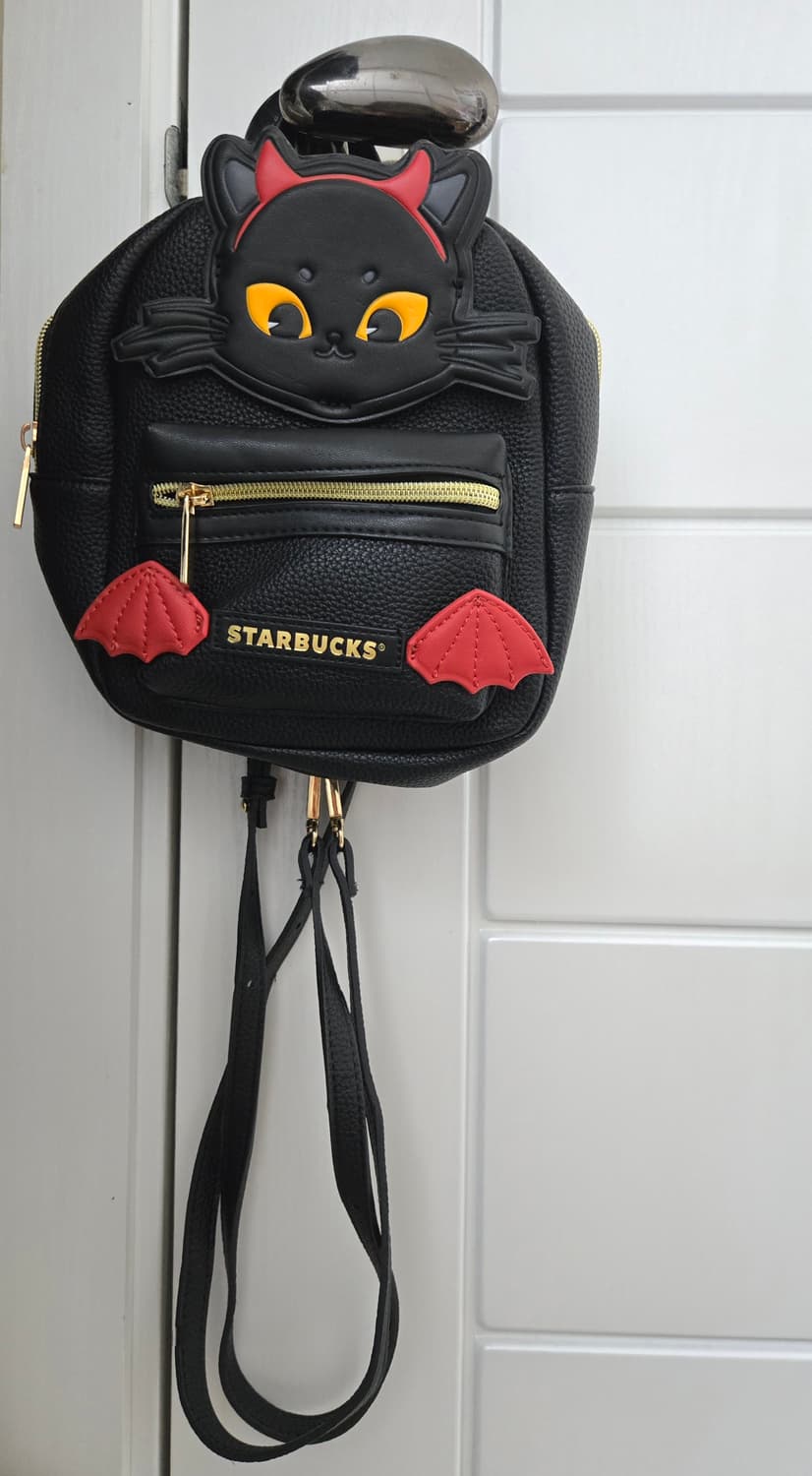 (정품)스타벅스 할로윈MD 고양이 미니 백팩 새상품 상품이미지2