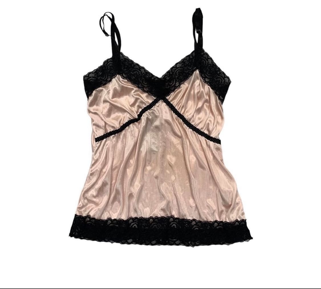 핑크 블랙 슬립 상품이미지1