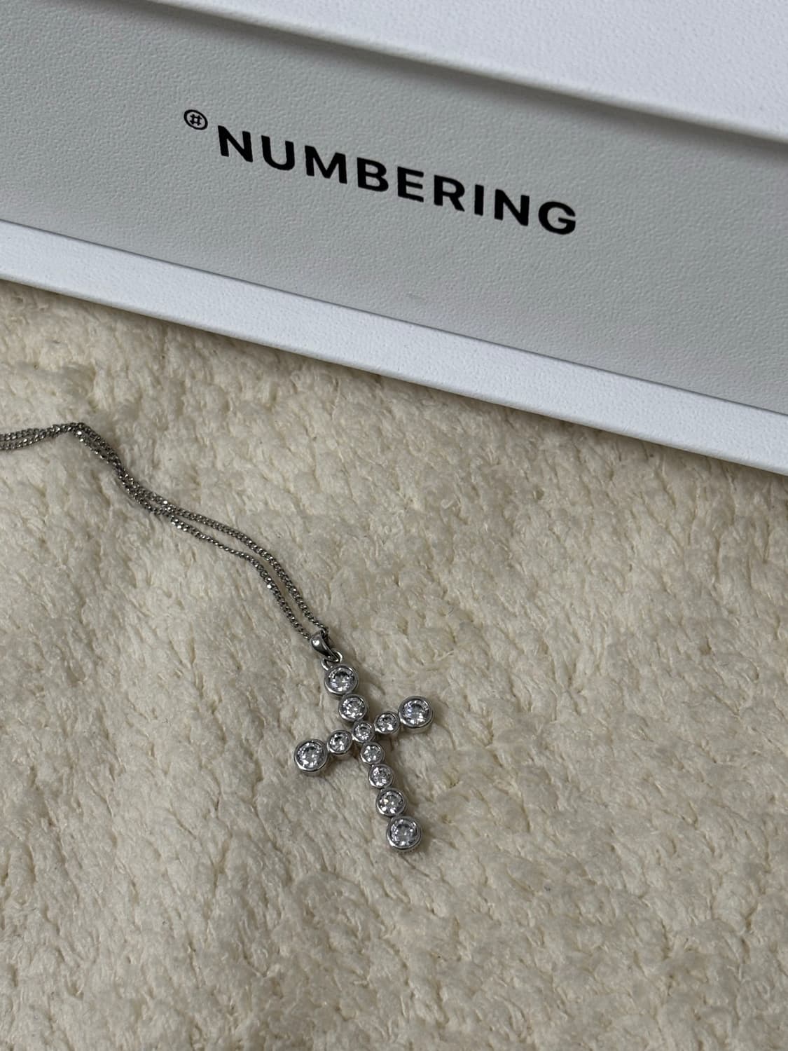 넘버링 #3729 실버 십자가 목걸이 상품이미지2