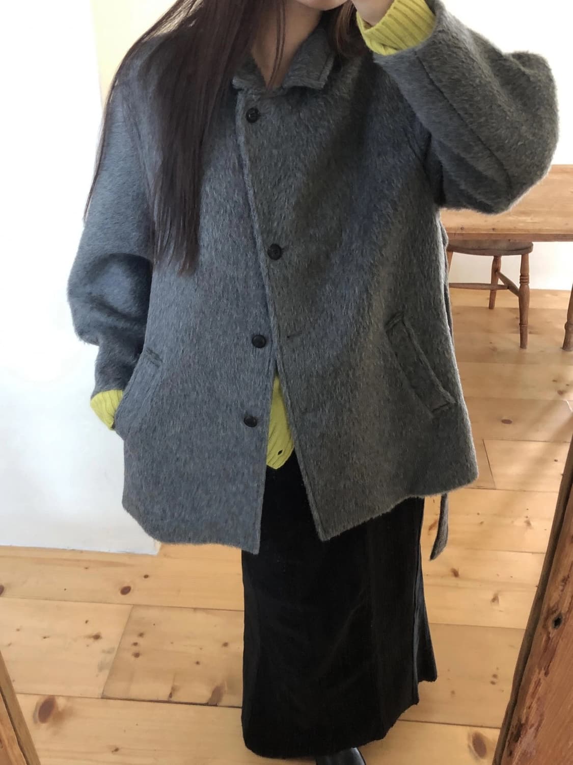 씨유쑨 Ever suri alpaca coat 상품이미지10