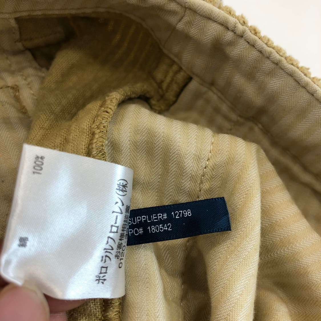 폴로 랄프로렌 JPN 7부 코듀로이팬츠 27-28 인치 상품이미지6