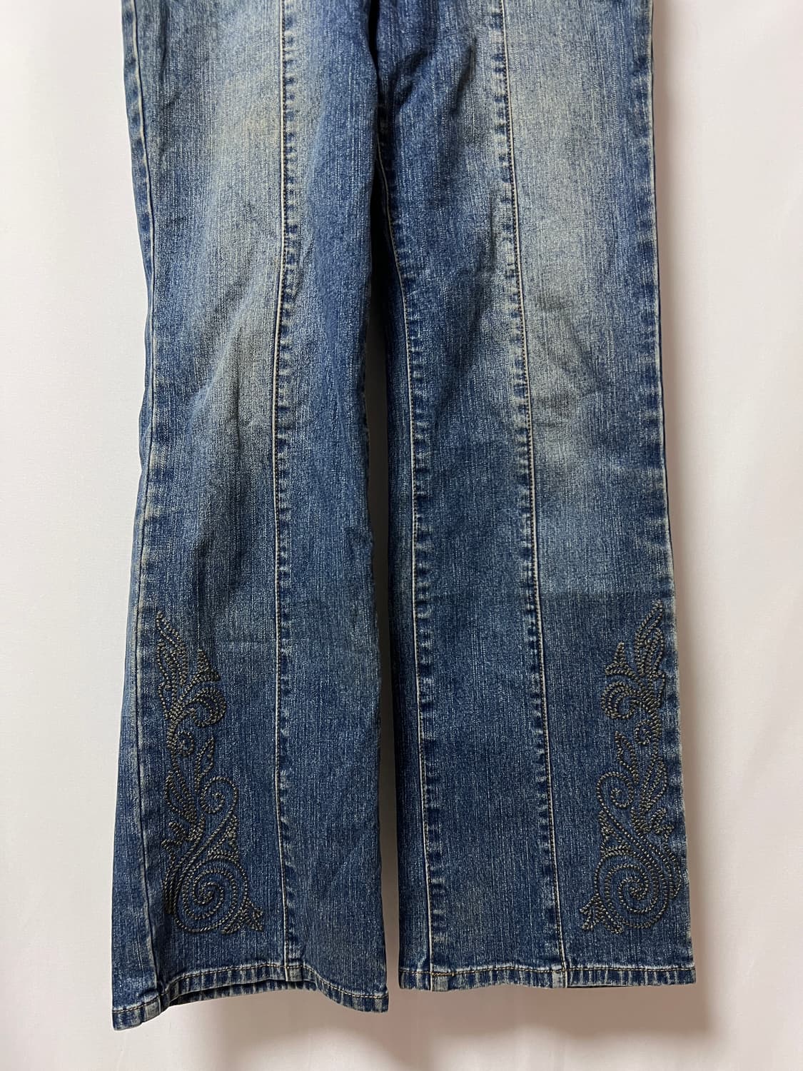 자수 워싱 데님 팬츠 상품이미지6