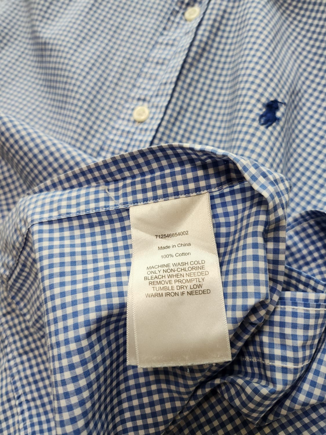 폴로랄프로렌 깅엄체크셔츠 (14 32/33 상품이미지7