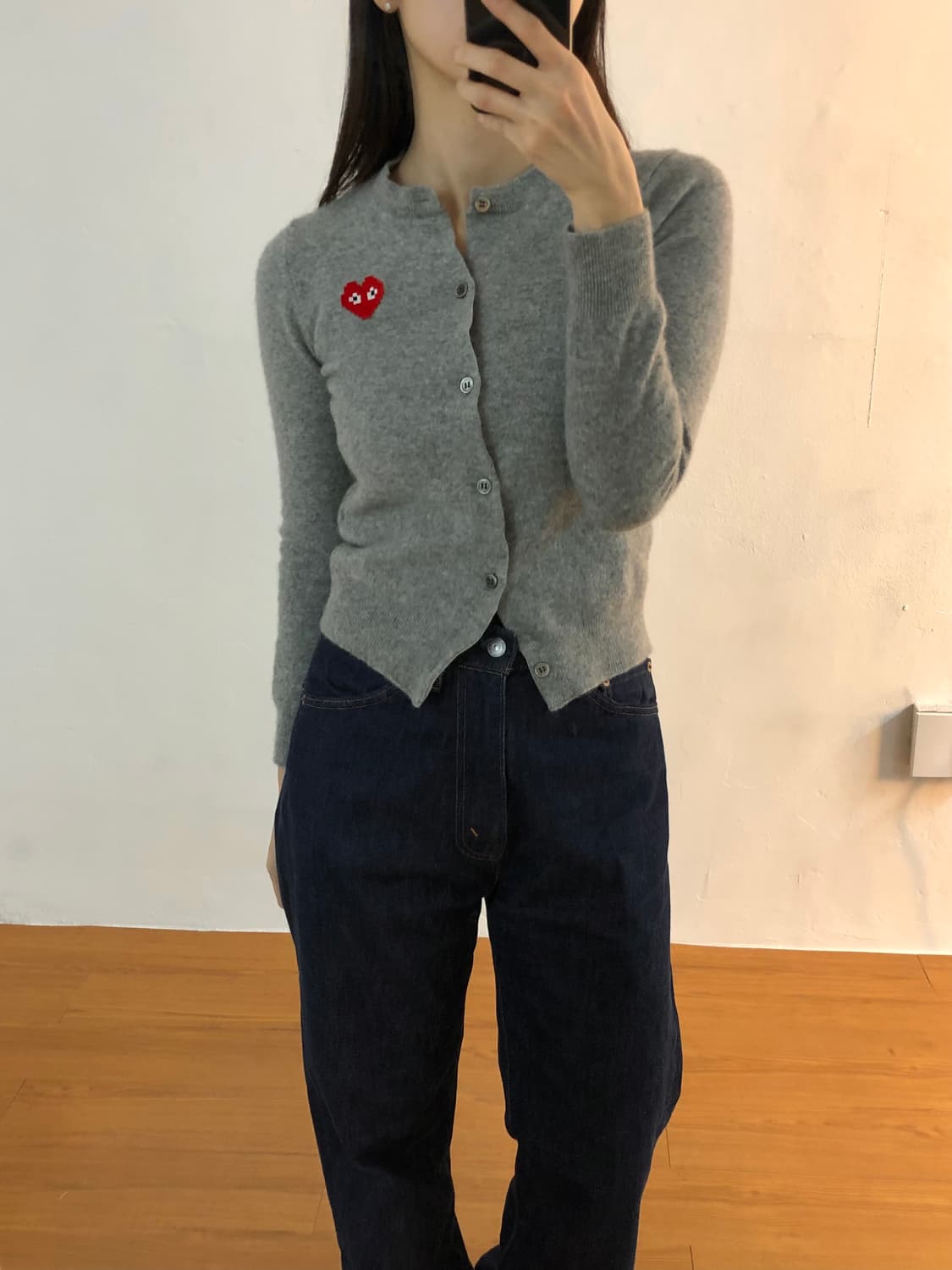 꼼데가르송 x 인베이더 가디건 상품이미지4