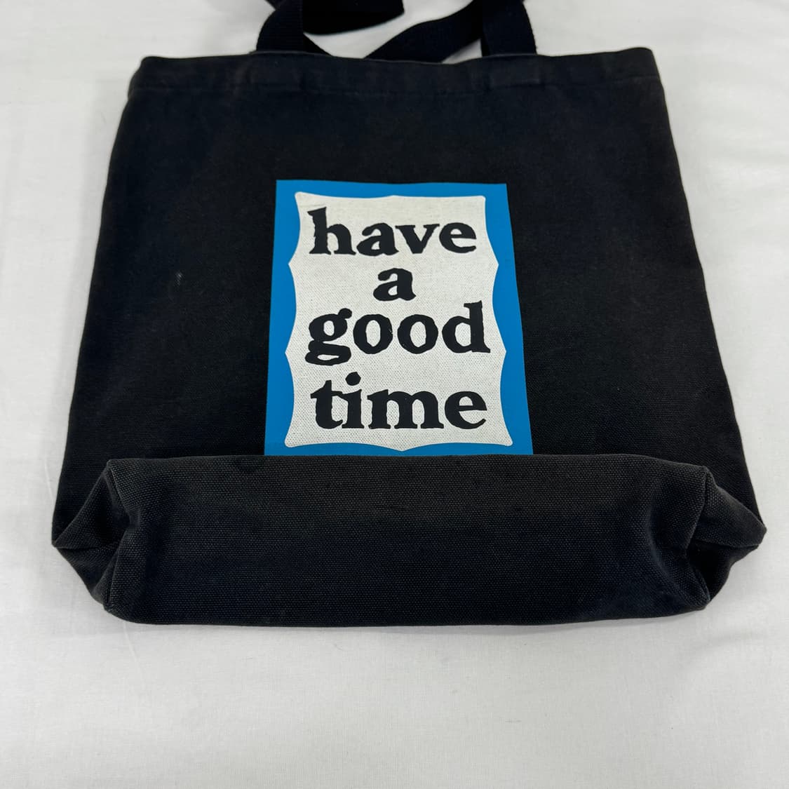 해브어굿타임 블루 토트백 에코백 상품이미지5