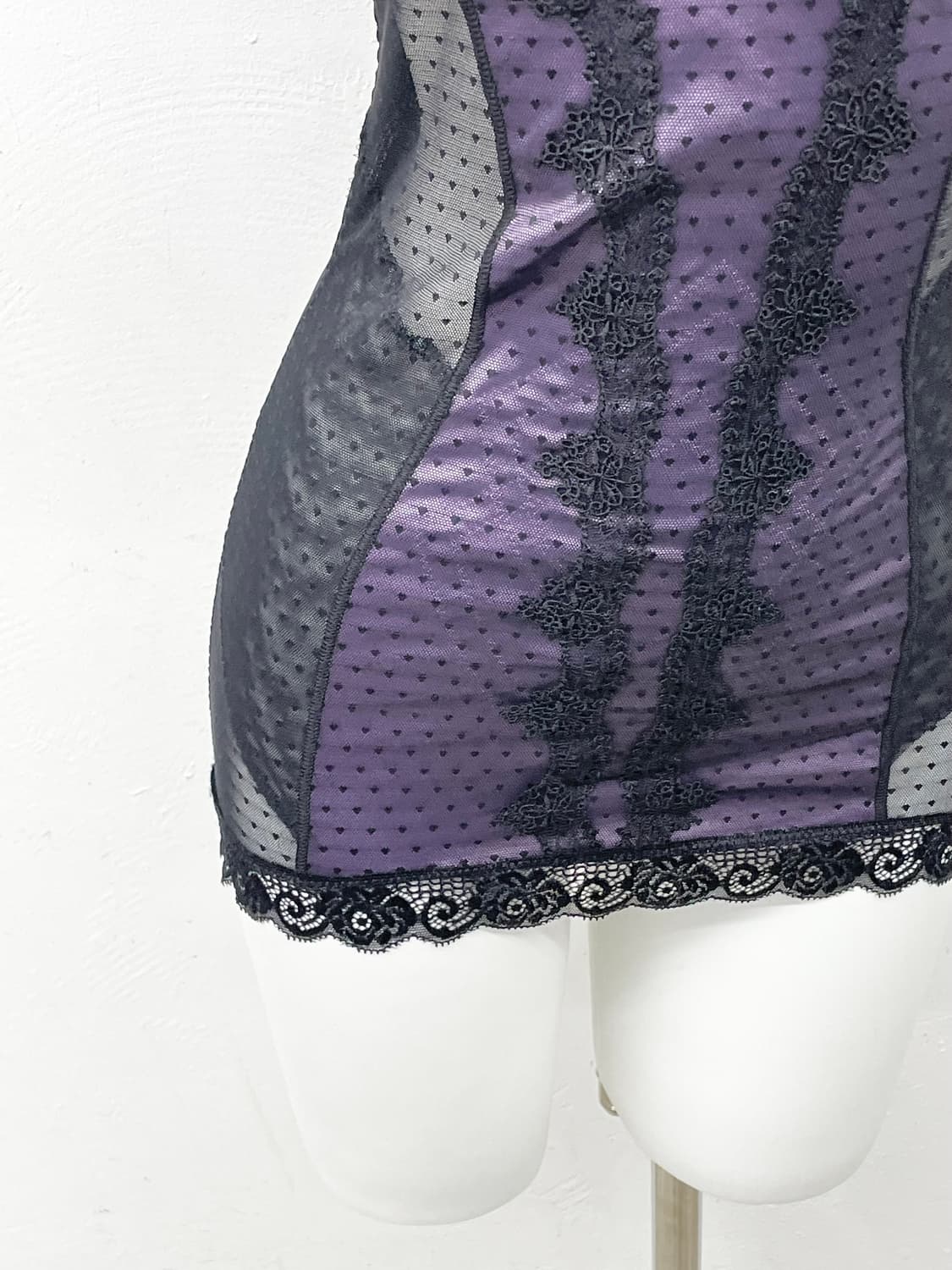 블랙 베르사유 자수 코르셋 상품이미지3