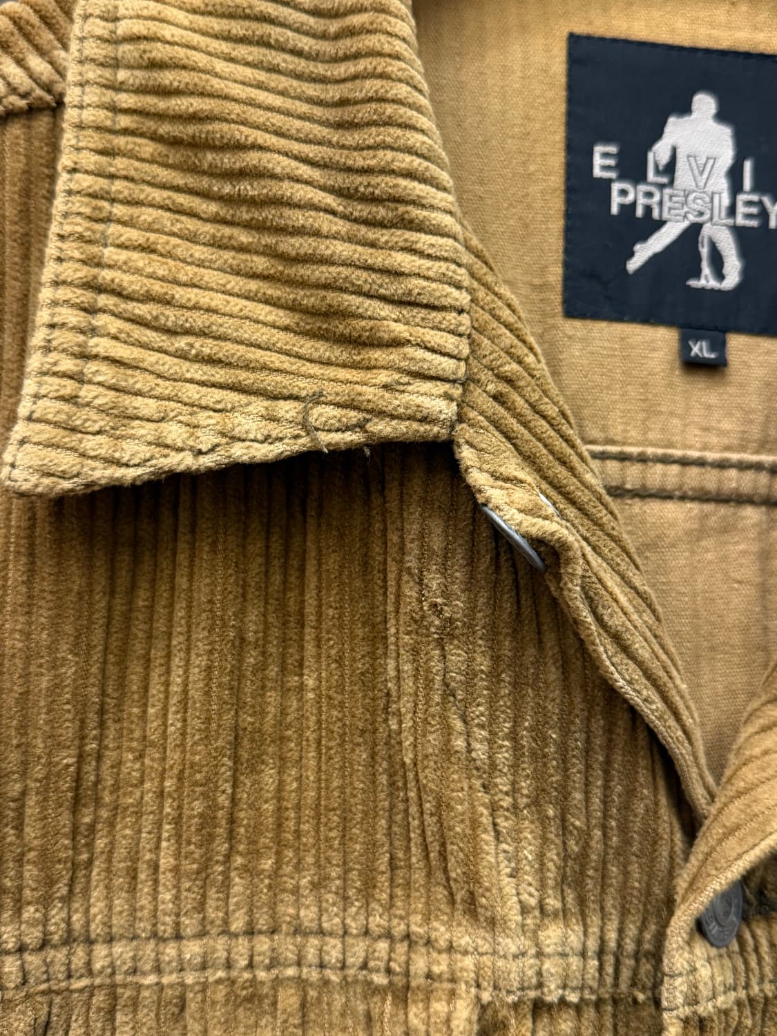 XL) Elvis Presley Corduroy Trucker Jacke 상품이미지7
