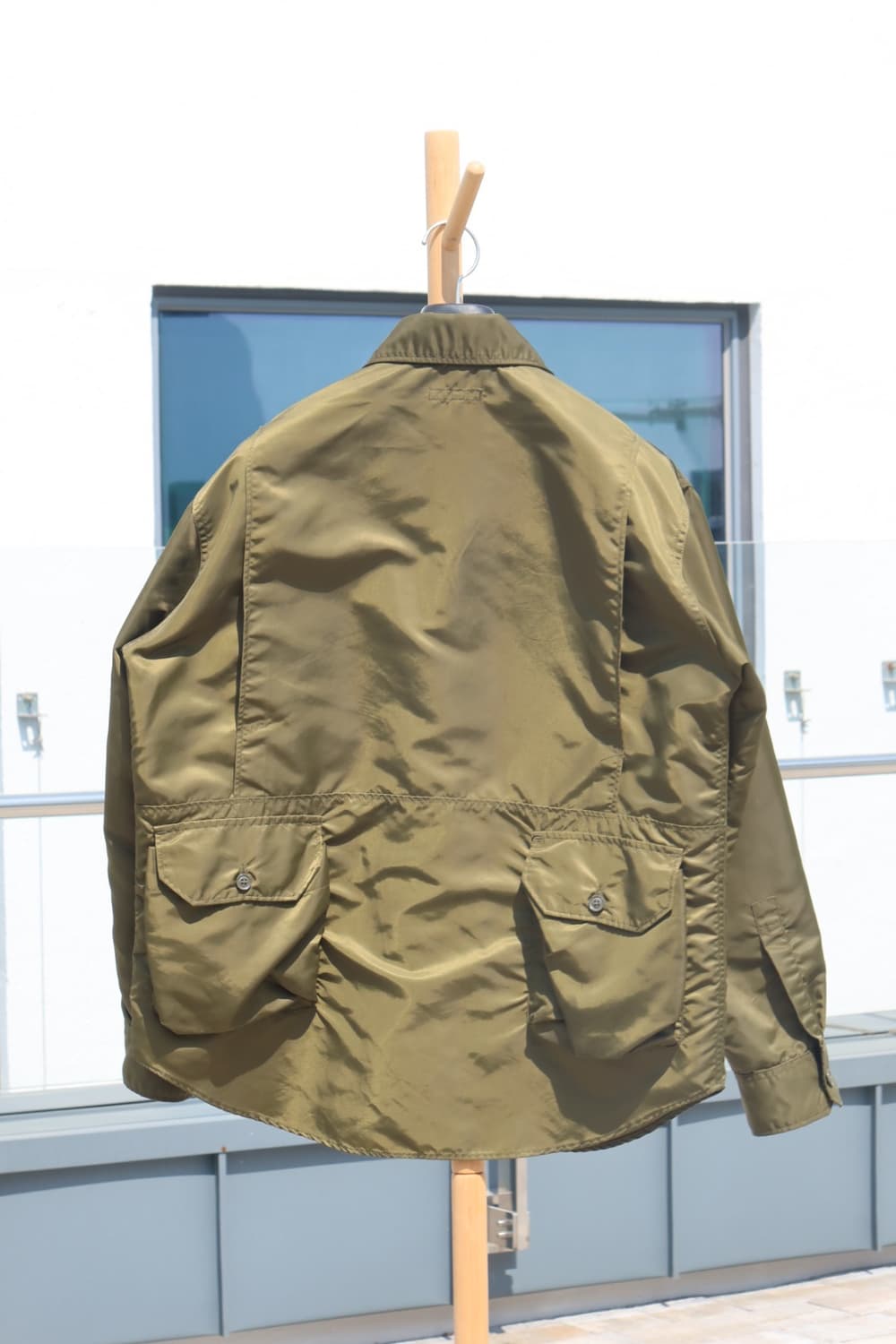 엔지니어드가먼츠 익스플로러 자켓 새틴 나일론 카키 상품이미지3