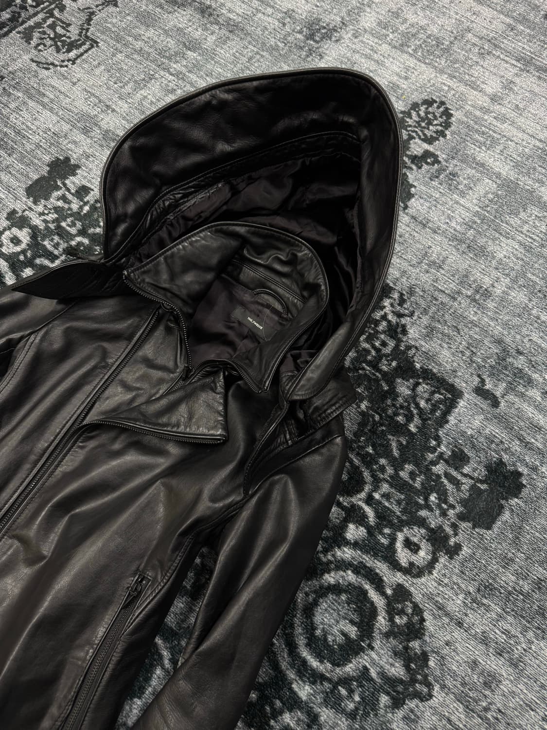 The twelve big hood gimmick lamb skin ri 상품이미지3