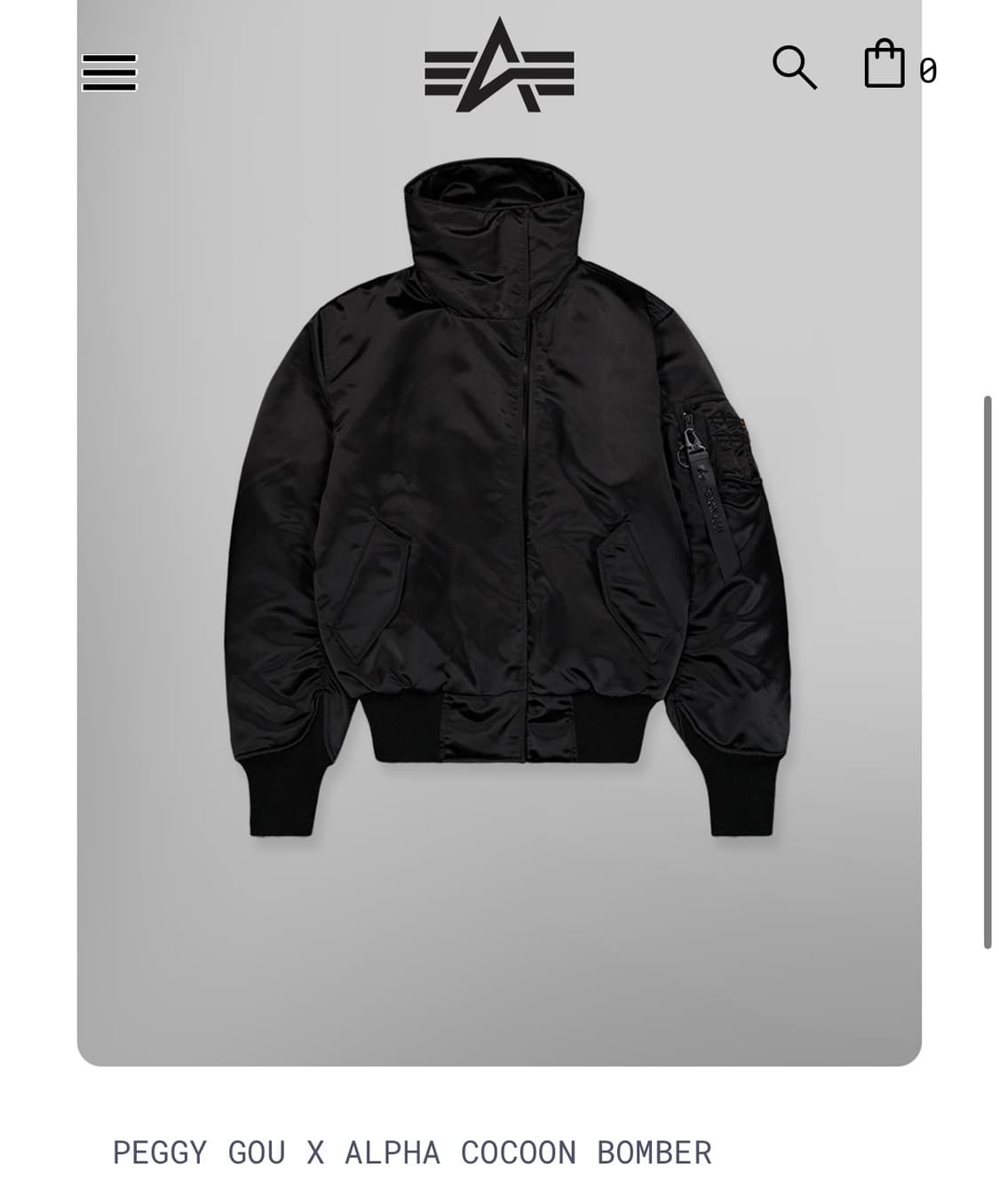 알파인더스트리 페기구 xs 상품이미지1