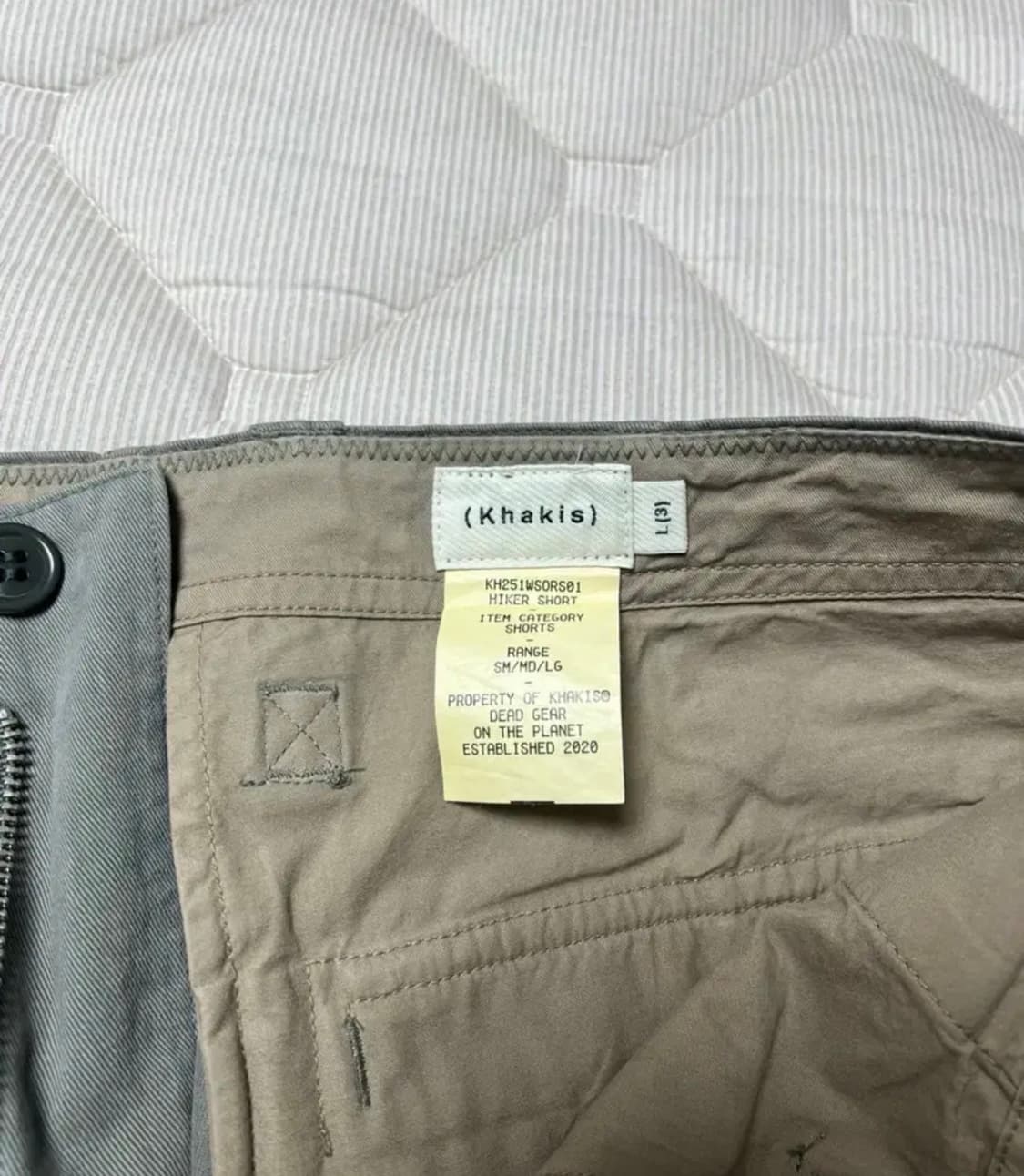 카키스 하이커 쇼츠 반바지 그레이 L 상품이미지4