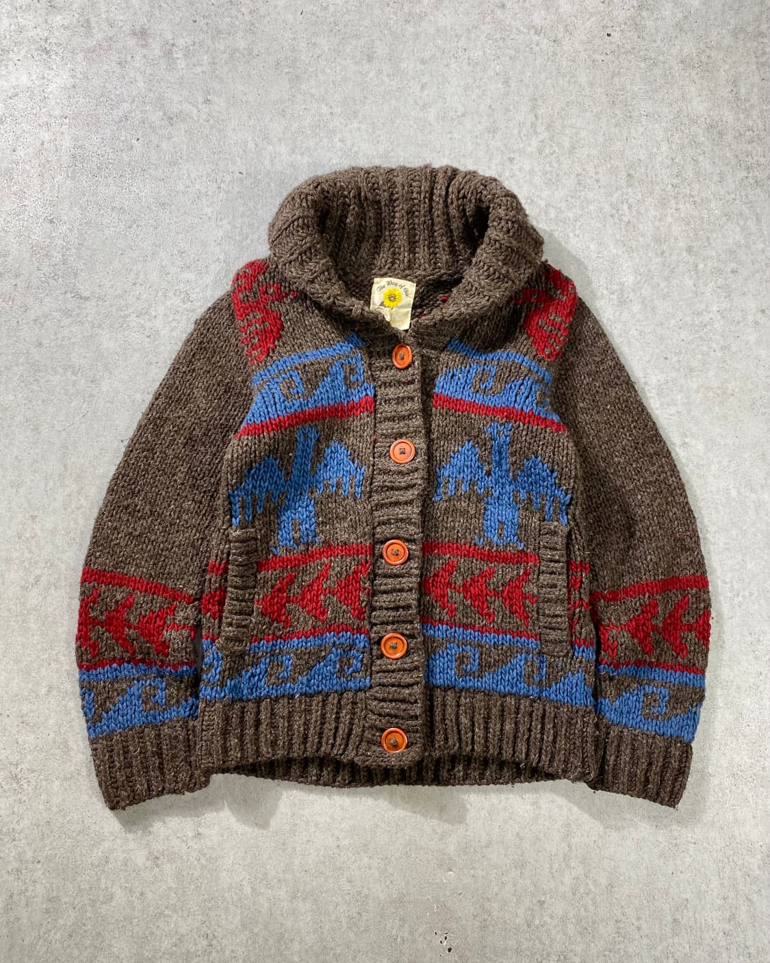 [M] Ray beams 레이빔즈 페루 메이드 코위찬 가디건 상품이미지1