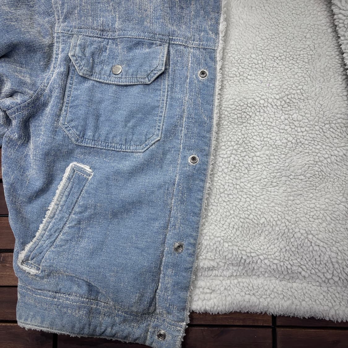 90s Lee Gossip 연청 쉐르파 자켓 (L) 상품이미지5