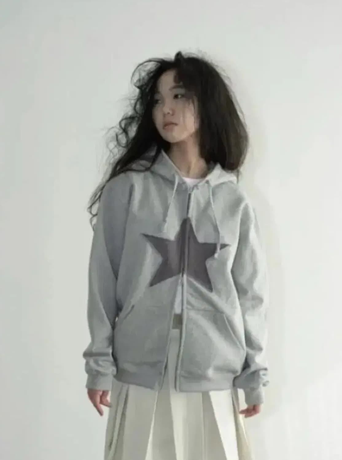 STTS star hood zip-up 상품이미지3