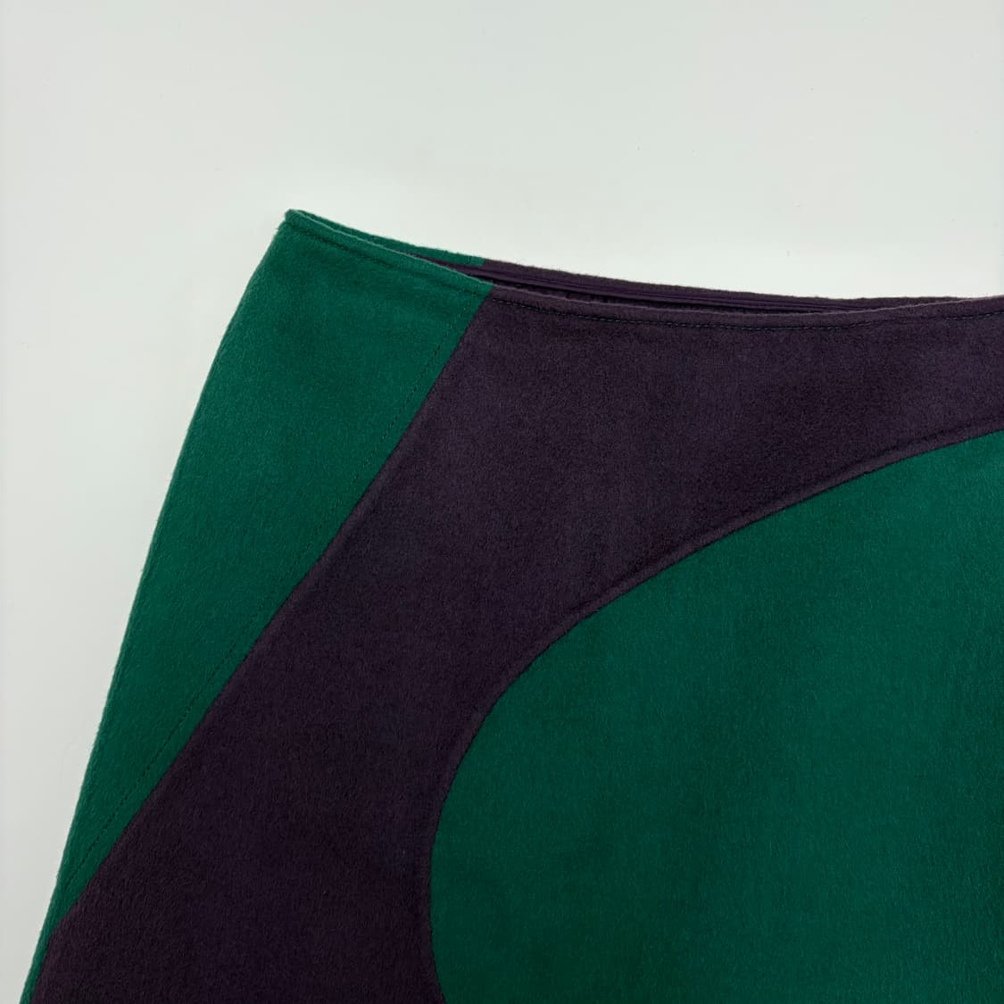 시스템 패턴 울 스커트 치마 상품이미지2