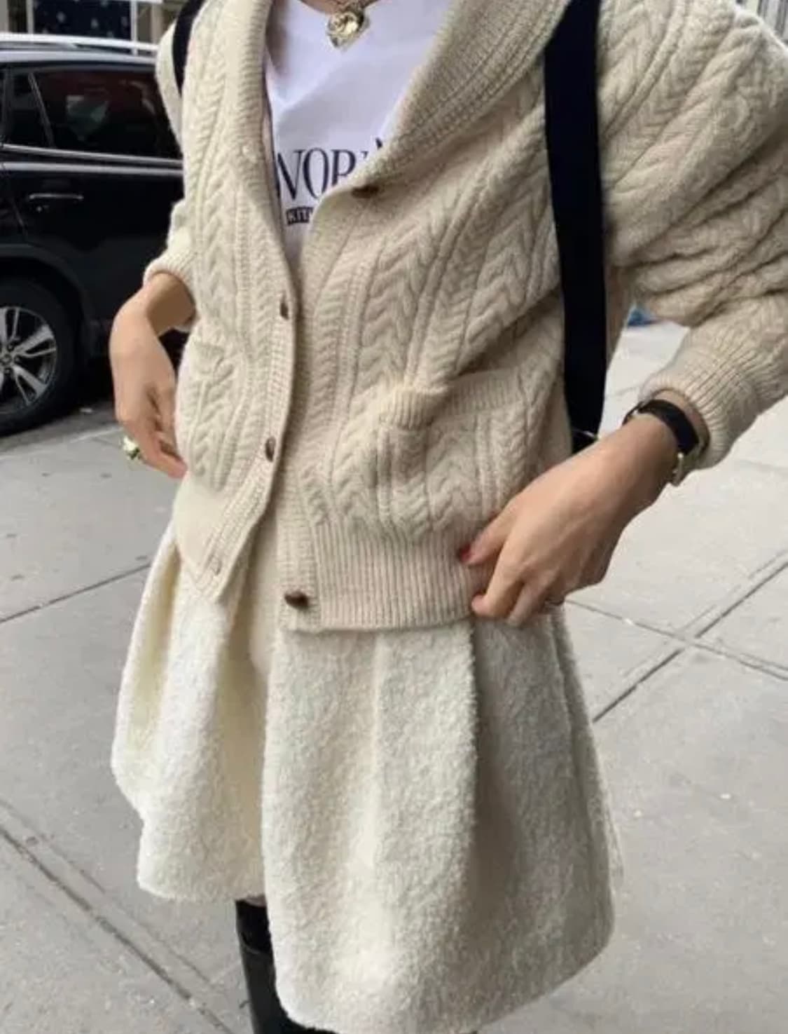 더바넷 팅키 부클 스커트 상품이미지5