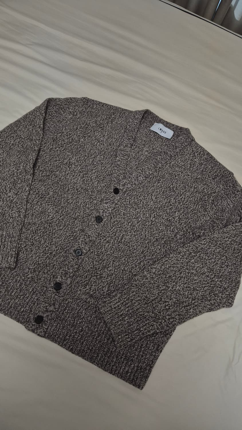 엘무드 세미오버 울100 가디건 (48/마라케시) 상품이미지2