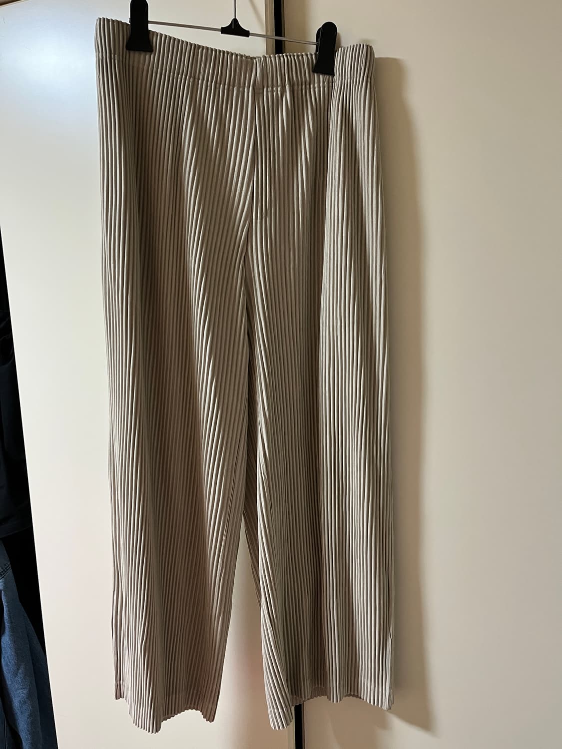 TNGT 요요기 와이드 플리츠 팬츠 베이지 상품이미지2