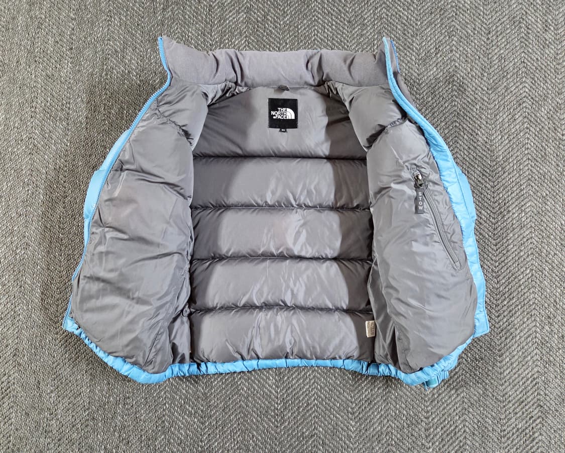 노스페이스 700 라이트 스카이 블루 패딩 상품이미지3