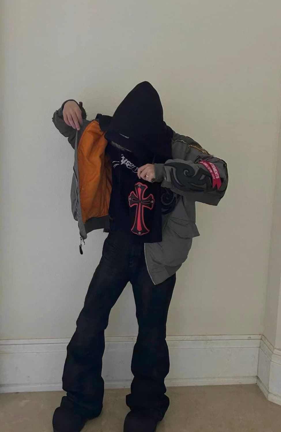 릭오웬스 맛 왁스드 플레어진 상품이미지3