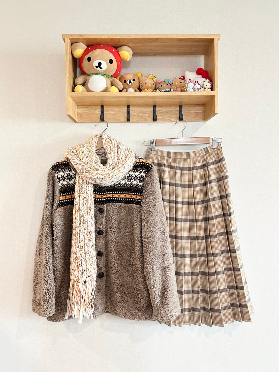 jpn 하구미 스즈코 모리걸 히피 아오이유우 레이어드 코디세트 상품이미지1