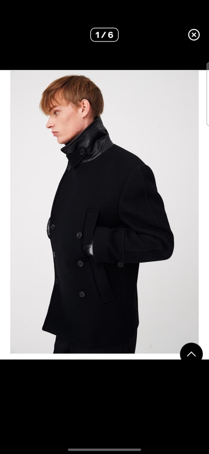 문선 피코트 블랙 M 구매합니다 상품이미지1