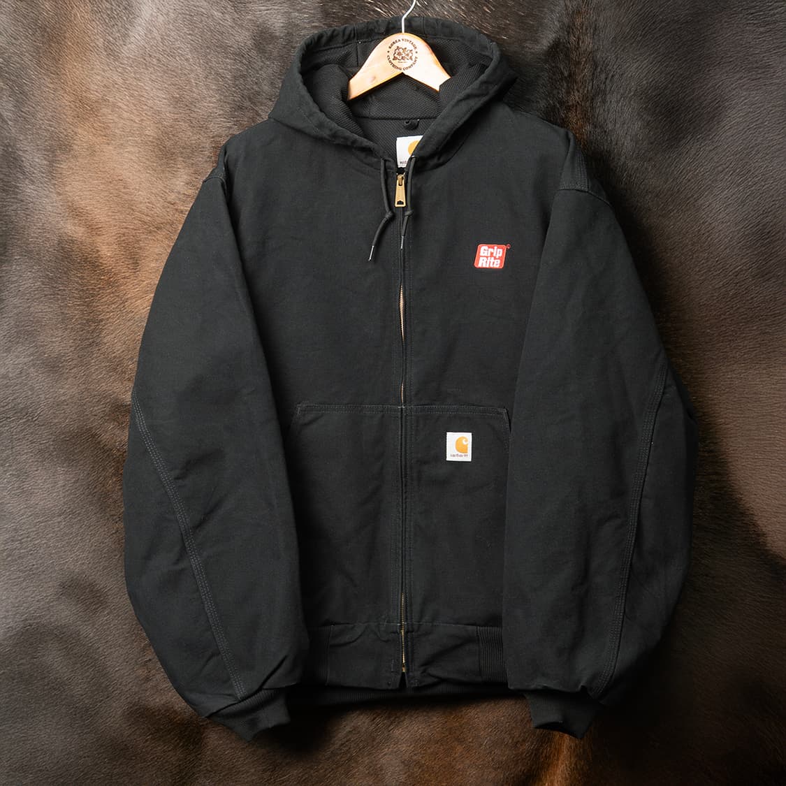 [XL] 칼하트 USA 메이드 J131 덕 액티브 자켓 블랙  상품이미지1