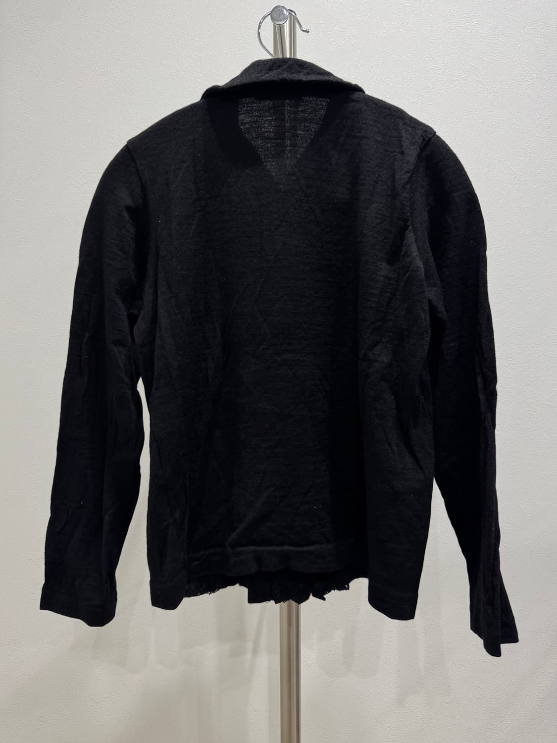 꼼데가르송 00s 프릴 울 셔츠 가디건 상품이미지4