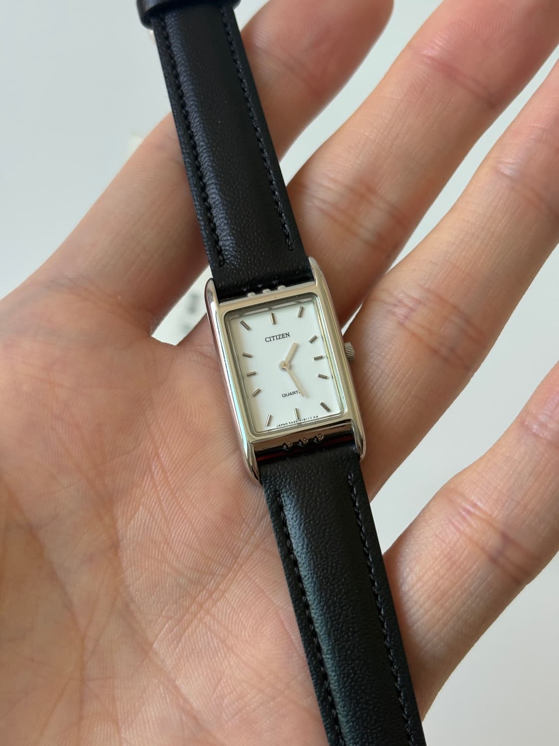 1980s Silver Tank Ladies Quartz 상품이미지2