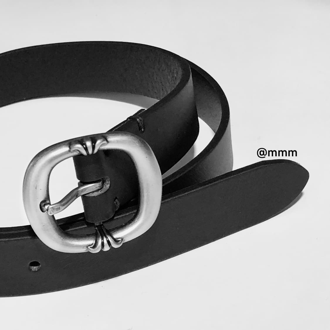 [Unisex] 엔틱 버클 레더 벨트 상품이미지3