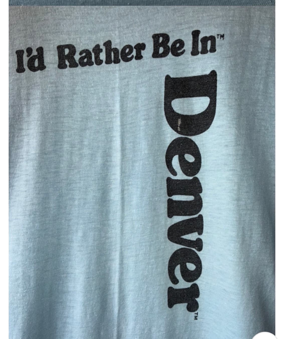 90’s Denver Vintage T-shirt Made in USA 상품이미지4