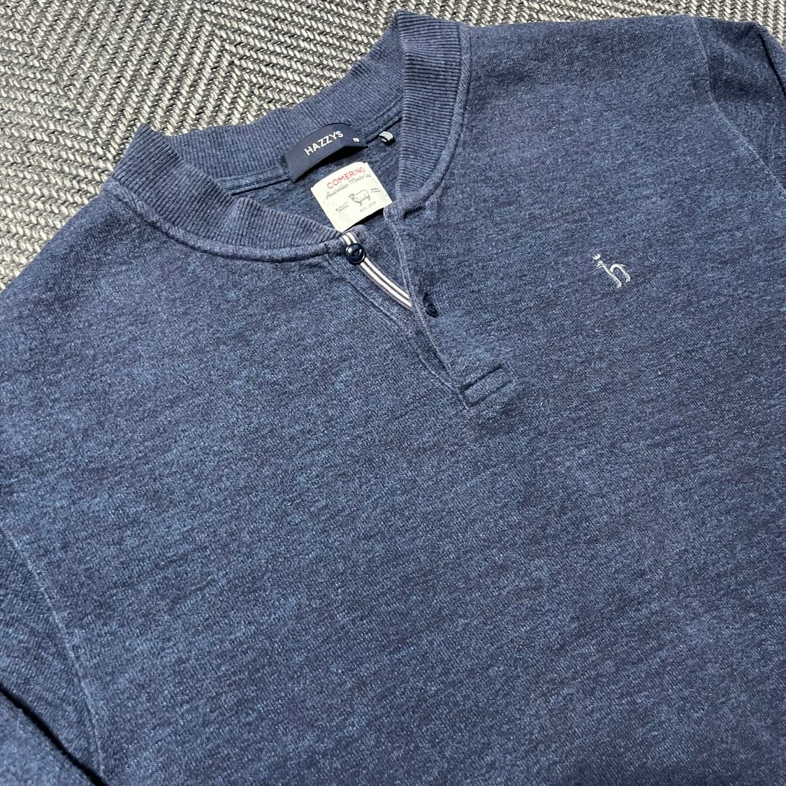 HAZZYS 해지스 헨리넥 니트 티셔츠 상품이미지3