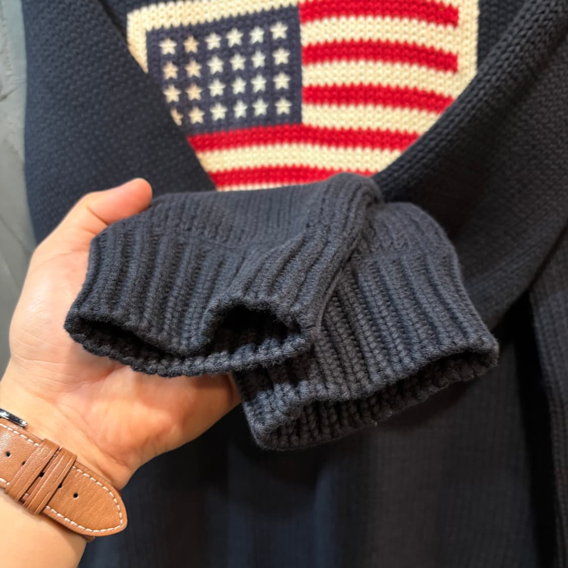 [S] POLO 폴로 랄프로렌 성조기 니트 상품이미지3