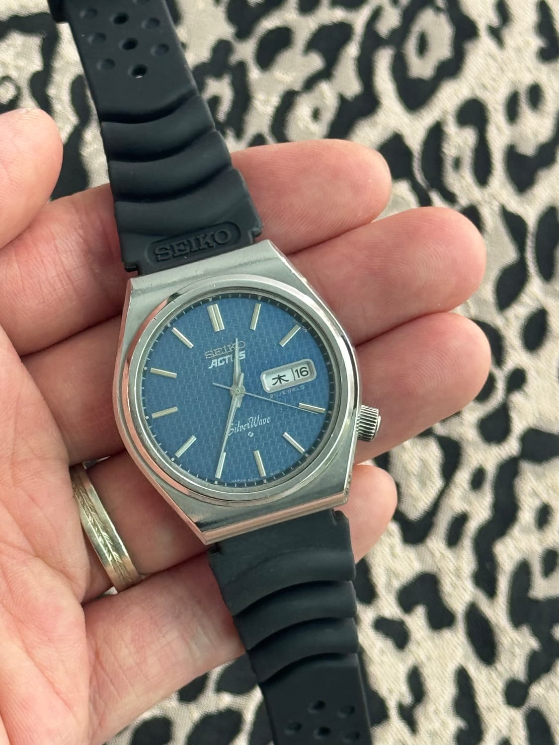 70s 빈티지 세이코 실버웨이브 액투스 희귀 상품이미지9