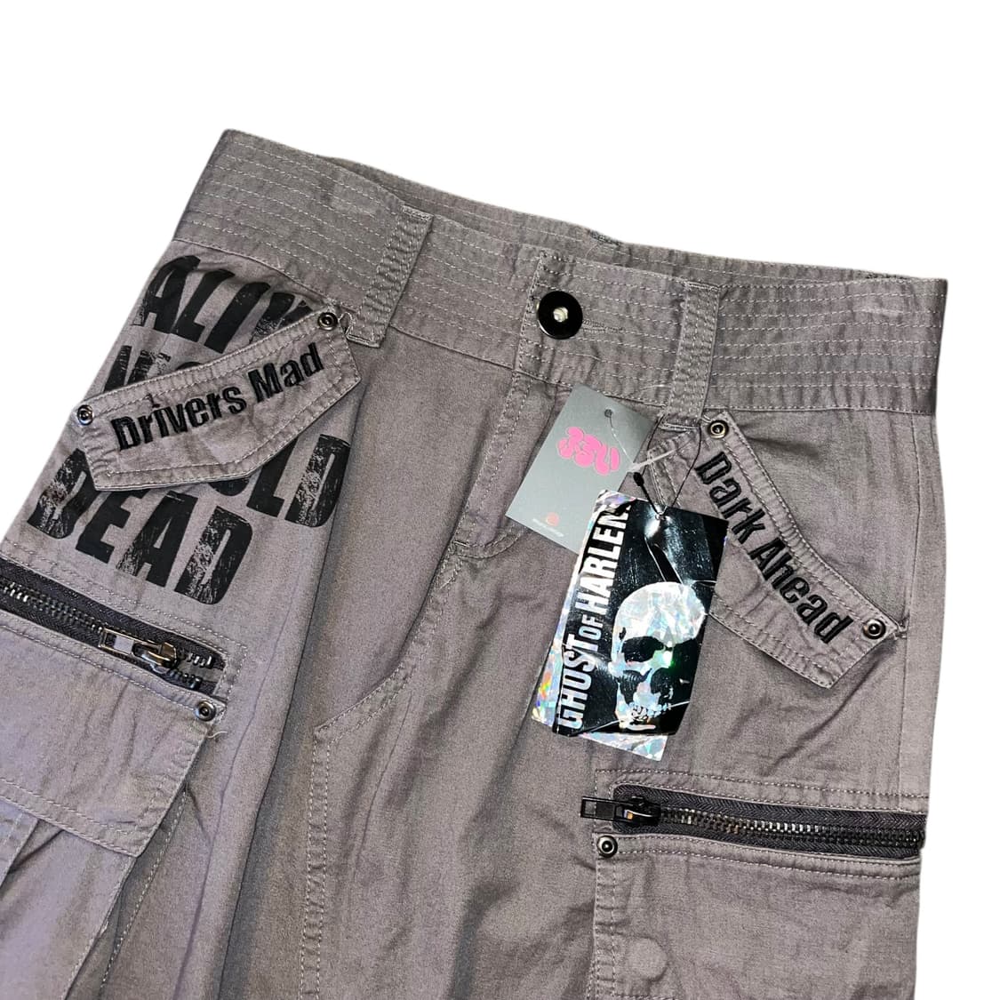 GHOST of HARLEM 고스트오브할렘 카고 스트링 롱치마 펑크y2k 상품이미지2