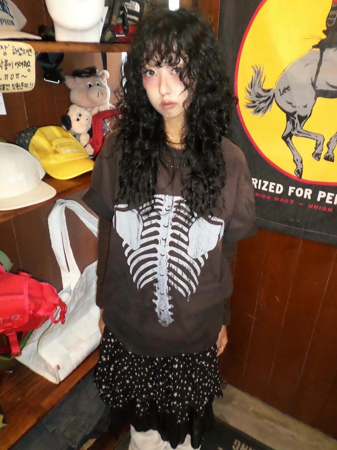 Bone Custom Brown T-shirt Set 상품이미지1