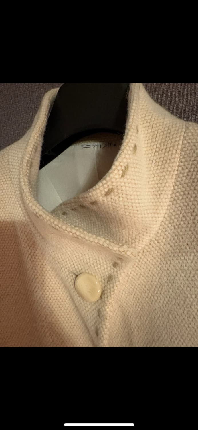 아이보리 앙고라 여성 자켓 JAPAN 상품이미지3