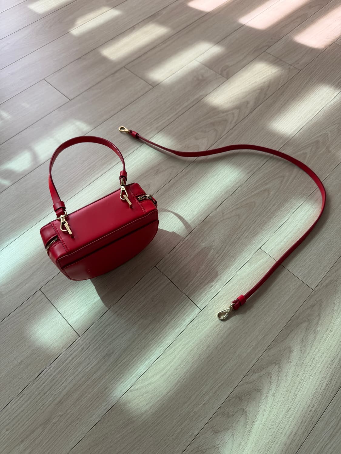 엘바테게브 레드 토트백 숄더백 상품이미지2