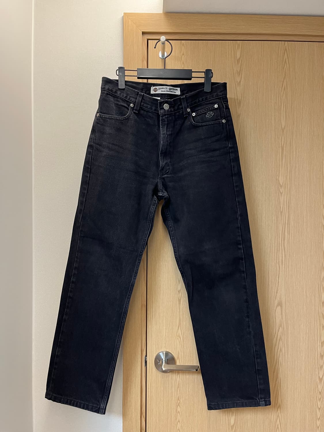 할리데이비슨 블랙 데님팬츠 상품이미지3