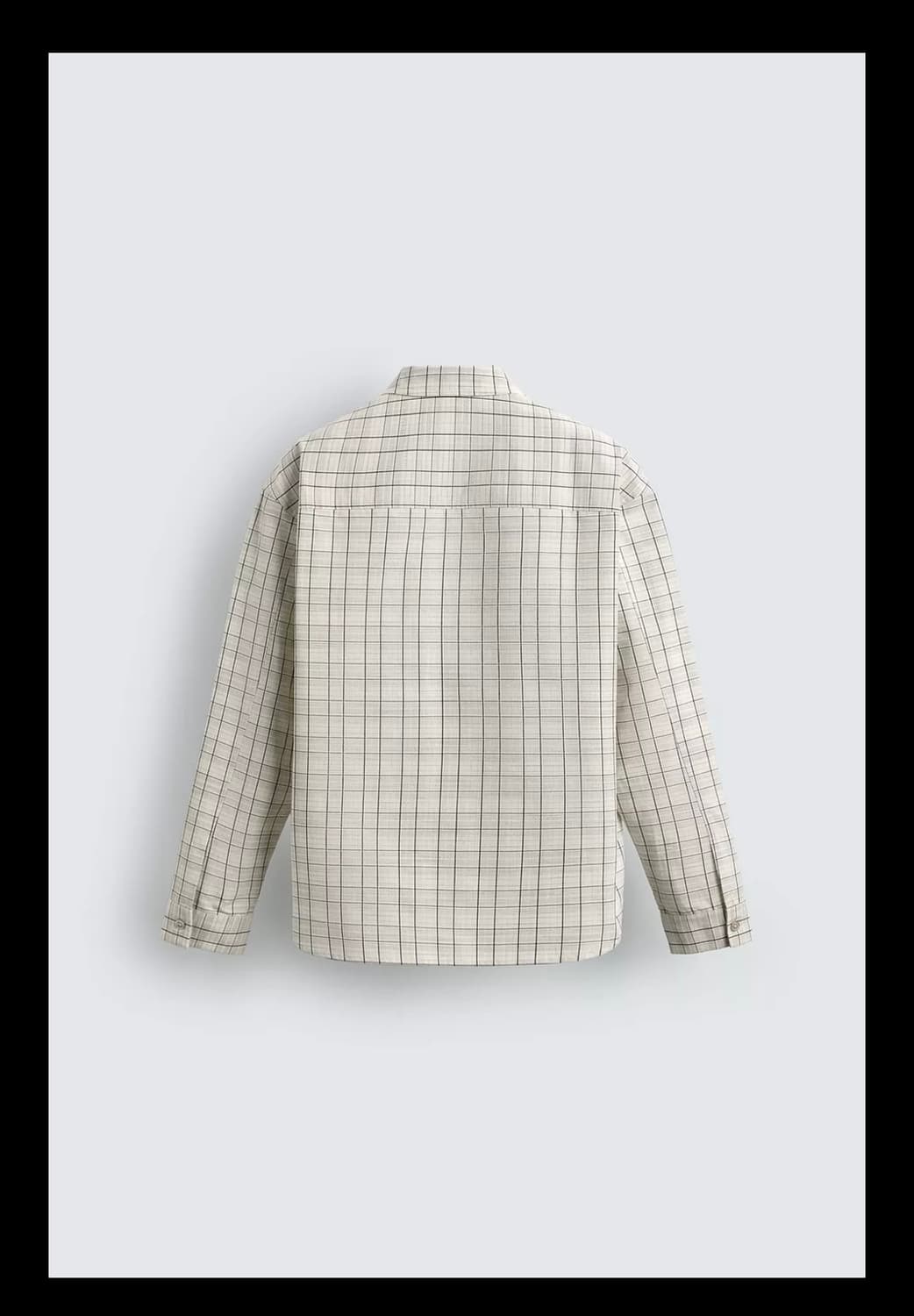 자라 핀터맛 크롭 체크셔츠  상품이미지4