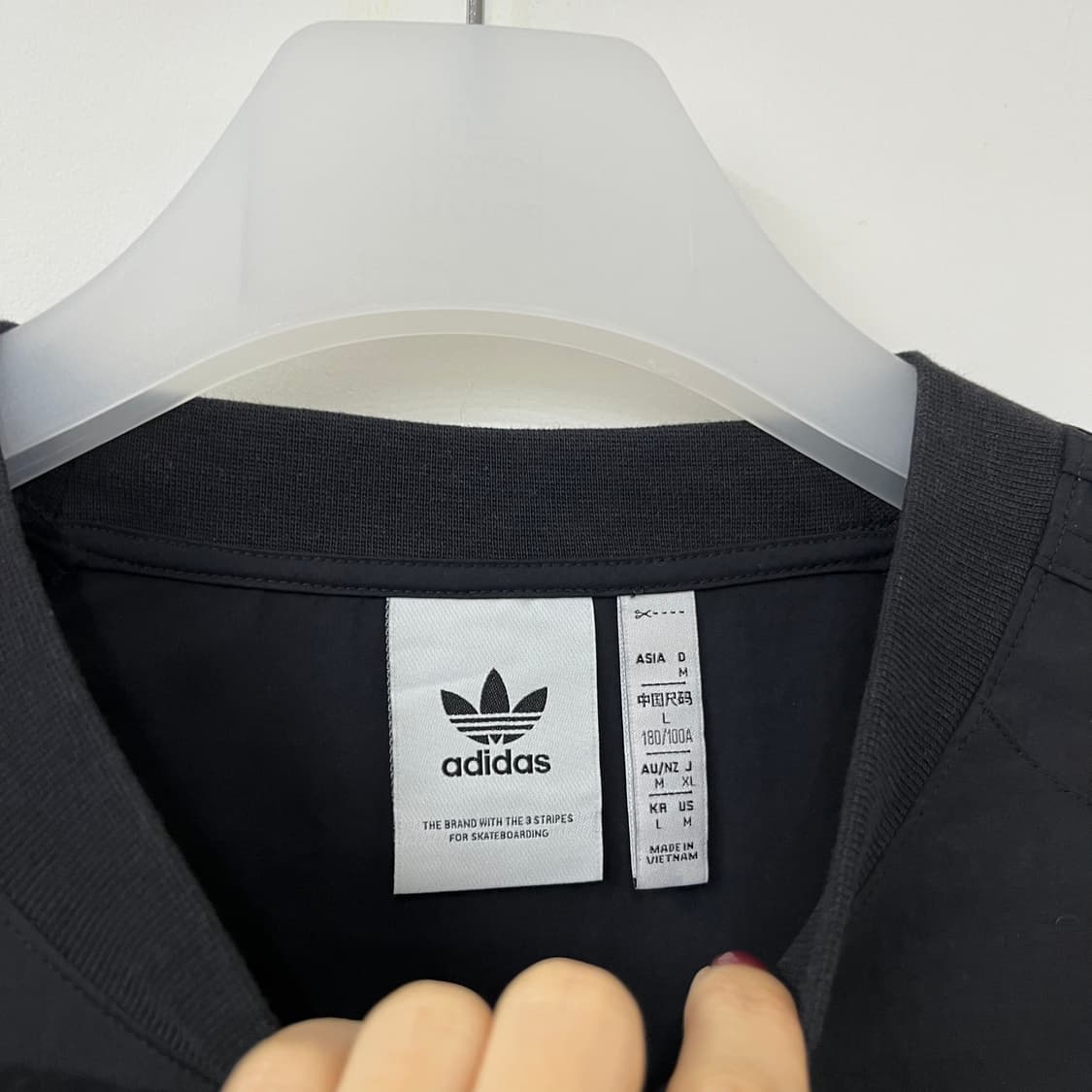 아디다스 빅로고 스케이트보딩 풀오버 웜업 맨투맨 상품이미지5